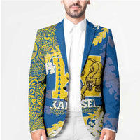 Personalized Kaiser Hawaii High School Blazer Puakenikeni Lei Hawaiian Pattern LT14 - Polynesian Pride