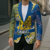 Personalized Kaiser Hawaii High School Blazer Puakenikeni Lei Hawaiian Pattern LT14 - Polynesian Pride