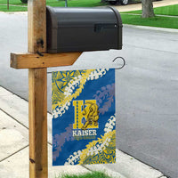 Kaiser Hawaii High School Garden Flag Puakenikeni Lei Hawaiian Pattern LT14 - Polynesian Pride