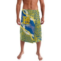 Personalized Kaiser Hawaii High School Lavalava Puakenikeni Lei Hawaiian Pattern LT14 Blue - Polynesian Pride