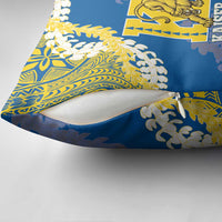 Kaiser Hawaii High School Pillow Cover Puakenikeni Lei Hawaiian Pattern LT14 - Polynesian Pride