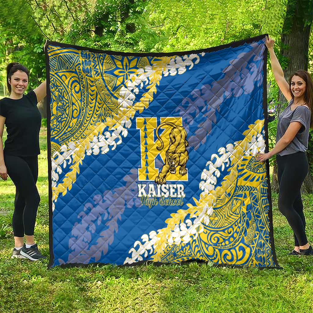 Kaiser Hawaii High School Quilt Puakenikeni Lei Hawaiian Pattern LT14 - Polynesian Pride