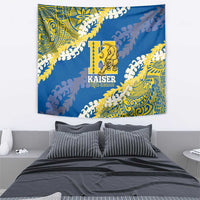 Kaiser Hawaii High School Tapestry Puakenikeni Lei Hawaiian Pattern LT14 - Polynesian Pride