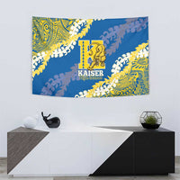 Kaiser Hawaii High School Tapestry Puakenikeni Lei Hawaiian Pattern LT14 - Polynesian Pride