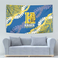 Kaiser Hawaii High School Tapestry Puakenikeni Lei Hawaiian Pattern LT14 - Polynesian Pride