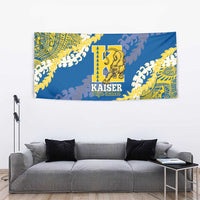 Kaiser Hawaii High School Tapestry Puakenikeni Lei Hawaiian Pattern LT14 - Polynesian Pride