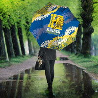 Kaiser Hawaii High School Umbrella Puakenikeni Lei Hawaiian Pattern LT14 - Polynesian Pride