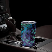 Purple Paradise Hawaiian Tribal Hammerhead Shark Tumbler Cup LT14 - Polynesian Pride