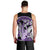 Purple Polynesian Men Tank Top Hammerhead Shark Tattoo Royal Plumeria Gradient Vibes LT14 - Polynesian Pride