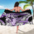 Purple Polynesian Sarong Hammerhead Shark Tattoo Royal Plumeria Gradient Vibes LT14 - Polynesian Pride