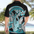 Turquoise Polynesian Hammerhead Shark Tattoo Hawaiian Shirt Royal Plumeria Gradient Vibes LT14 - Polynesian Pride