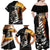 Custom New Zealand Silver Fern Rugby ANZAC Day Family Matching Off Shoulder Maxi Dress and Hawaiian Shirt 2024 All Black Tiki Mascot LT14 - Polynesian Pride