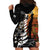 Custom New Zealand Silver Fern Rugby ANZAC Day Hoodie Dress 2024 All Black Tiki Mascot LT14 - Polynesian Pride