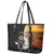 Custom New Zealand Silver Fern Rugby ANZAC Day Leather Tote Bag 2024 All Black Tiki Mascot