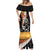 Custom New Zealand Silver Fern Rugby ANZAC Day Mermaid Dress 2024 All Black Tiki Mascot LT14 - Polynesian Pride