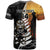 Custom New Zealand Silver Fern Rugby ANZAC Day T Shirt 2024 All Black Tiki Mascot LT14 - Polynesian Pride