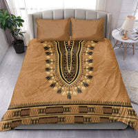 Brown African Dashiki With Fijian Tapa Pattern Bedding Set LT14 - Polynesian Pride