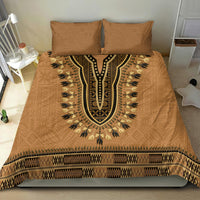 Brown African Dashiki With Fijian Tapa Pattern Bedding Set LT14 - Polynesian Pride