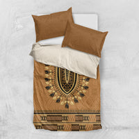 Brown African Dashiki With Fijian Tapa Pattern Bedding Set LT14 US Twin 172cm x 218cm Brown - Polynesian Pride