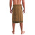 Brown African Dashiki With Fijian Tapa Pattern Lavalava