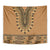 Brown African Dashiki With Fijian Tapa Pattern Tapestry