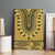 Gold African Dashiki With Fijian Tapa Pattern Canvas Wall Art