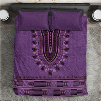 Purple African Dashiki With Fijian Tapa Pattern Bedding Set LT14 Purple - Polynesian Pride