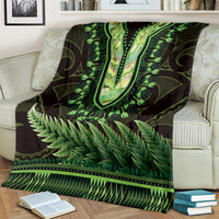 Lime Green African Dashiki With Aotearoa Maori Blanket Paua Shell Mix Silver Fern LT14 - Polynesian Pride