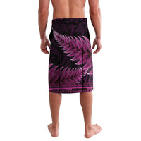 Pink African Dashiki With Aotearoa Maori Lavalava Paua Shell Mix Silver Fern LT14 - Polynesian Pride