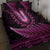 Pink African Dashiki With Aotearoa Maori Quilt Bed Set Paua Shell Mix Silver Fern