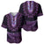 Purple African Dashiki With Aotearoa Maori Baseball Jersey Paua Shell Mix Silver Fern