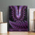 Purple African Dashiki With Aotearoa Maori Canvas Wall Art Paua Shell Mix Silver Fern