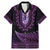 Purple African Dashiki With Aotearoa Maori Family Matching Mermaid Dress and Hawaiian Shirt Paua Shell Mix Silver Fern