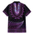 Purple African Dashiki With Aotearoa Maori Family Matching Off Shoulder Maxi Dress and Hawaiian Shirt Paua Shell Mix Silver Fern