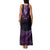 Purple African Dashiki With Aotearoa Maori Family Matching Tank Maxi Dress and Hawaiian Shirt Paua Shell Mix Silver Fern