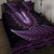 Purple African Dashiki With Aotearoa Maori Quilt Bed Set Paua Shell Mix Silver Fern