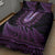 Purple African Dashiki With Aotearoa Maori Quilt Bed Set Paua Shell Mix Silver Fern