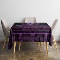 Purple African Dashiki With Aotearoa Maori Tablecloth Paua Shell Mix Silver Fern LT14 - Polynesian Pride