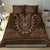 Brown African Dashiki With Tonga Ngatu Pattern Bedding Set