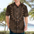 Brown African Dashiki With Tonga Ngatu Pattern Hawaiian Shirt