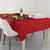 Personalised Tonga Emancipation Day Tablecloth Tongan Ngatu Pattern - Red Version