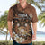 Personalised Tonga Emancipation Day Hawaiian Shirt Tongan Ngatu Pattern - Brown Version