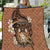 Personalised Tonga Emancipation Day Quilt Tongan Ngatu Pattern - Brown Version