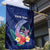 Personalised Guam Liberation Day Garden Flag Happy 80th Anniversary Fish Hook Mix Tropical Flowers