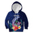 Personalised Guam Liberation Day Kid Hoodie Happy 80th Anniversary Fish Hook Mix Tropical Flowers