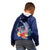 Personalised Guam Liberation Day Kid Hoodie Happy 80th Anniversary Fish Hook Mix Tropical Flowers