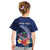 Personalised Guam Liberation Day Kid T Shirt Happy 80th Anniversary Fish Hook Mix Tropical Flowers