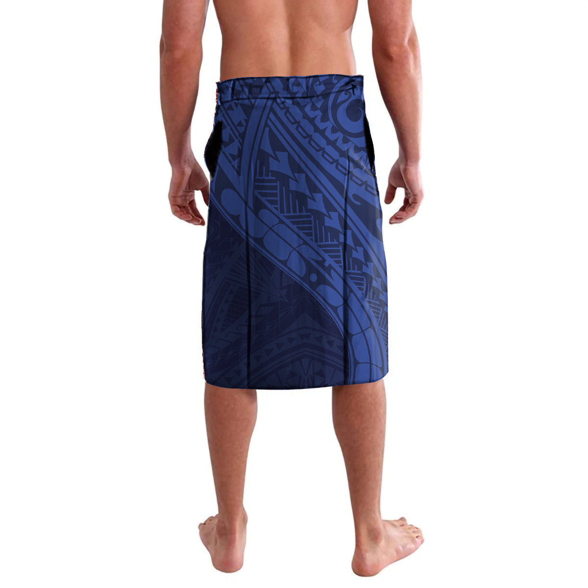 Personalised Guam Liberation Day Lavalava Happy 80th Anniversary Fish Hook Mix Tropical Flowers LT14 - Polynesian Pride