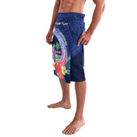 Personalised Guam Liberation Day Lavalava Happy 80th Anniversary Fish Hook Mix Tropical Flowers LT14 - Polynesian Pride