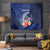 Personalised Guam Liberation Day Tapestry Happy 80th Anniversary Fish Hook Mix Tropical Flowers